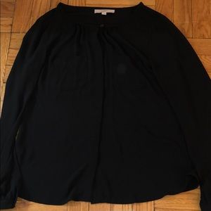 Loft long sleeve blouse with pockets